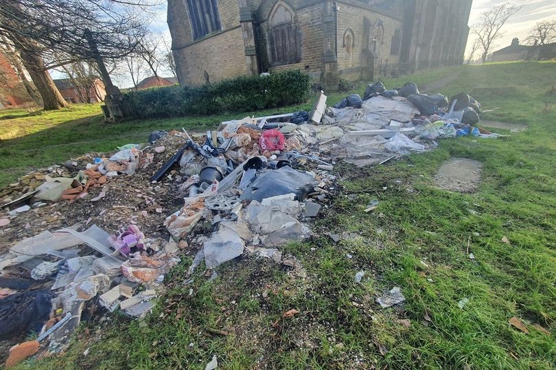 0_Waste-found-on-St-Johns-Evanglist-Church-Salford