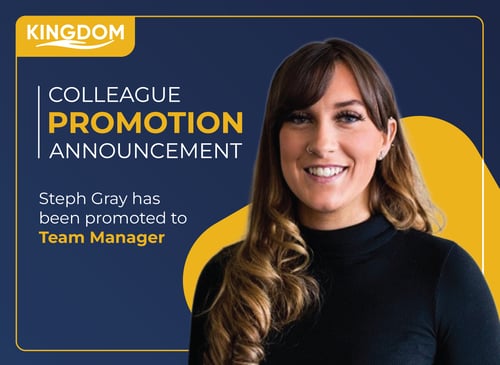 Congratulations to Steph Gray on her promotion to Team Manager
